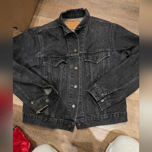 Levis Vintage Black Denim Jacket
